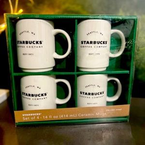 Starbucks mugs gift set